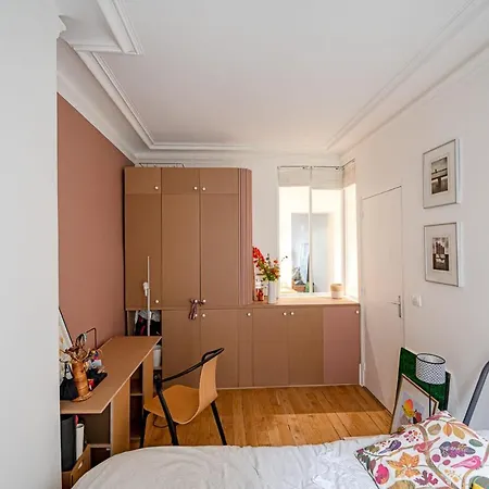 Luminous Appt Close To The Buttes Chaumont Park *